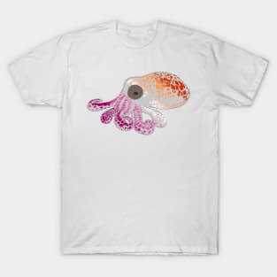 Lesbian Flag Spotted Octopus T-Shirt